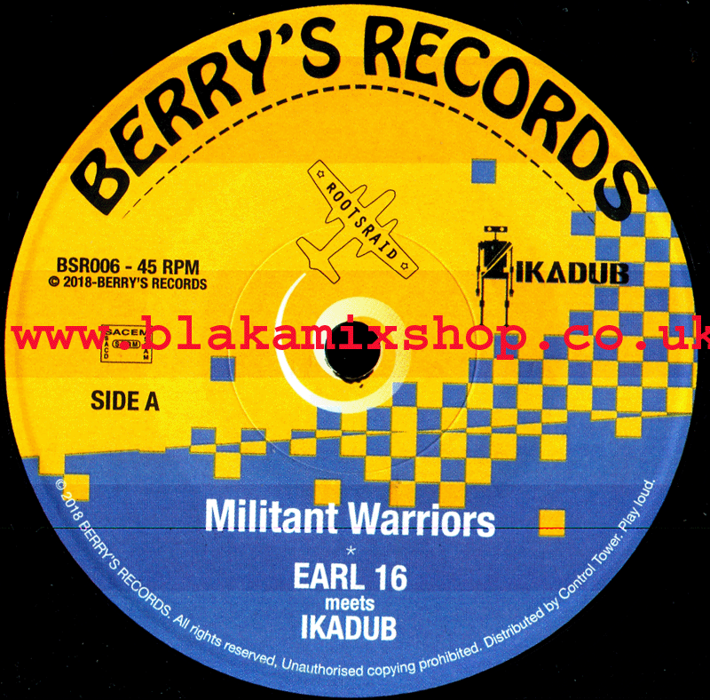 7" Militant Warriors/Dub EARL 16 meets IKADUB