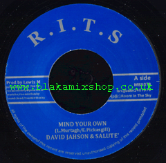7" Mind Your Own/Version - DAVID JAHSON & SALUTE