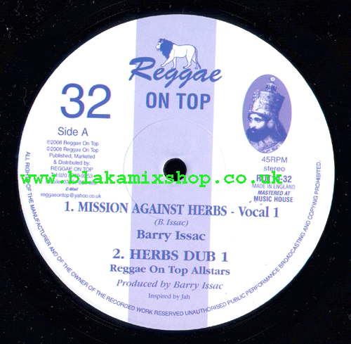10" Mission Against Herbs [4 Mixes] - BARRY ISSACS