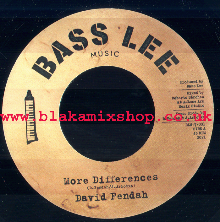 7" More Differences/Dub Wise DAVID FENDAH/BLM PLAYERS
