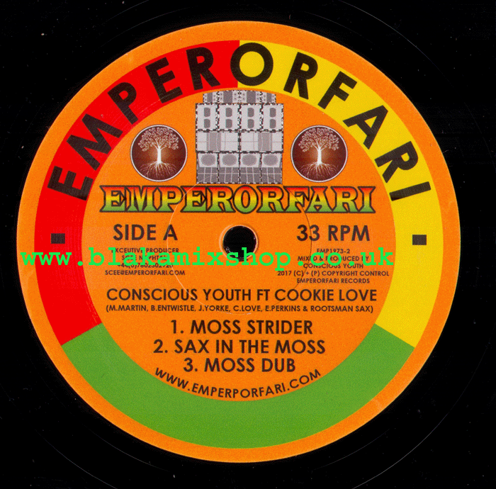 12" Moss Strider/Stride On Melodica- Conscious Youth/Cookie Love