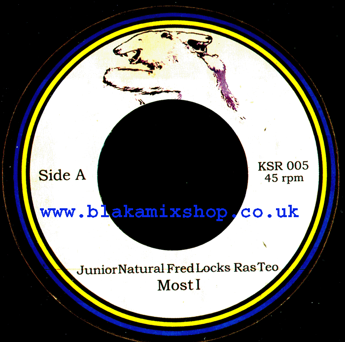 7" Most I/Three The Lords Way JUNIOR NATURAL, FRED LOCK, RAS T
