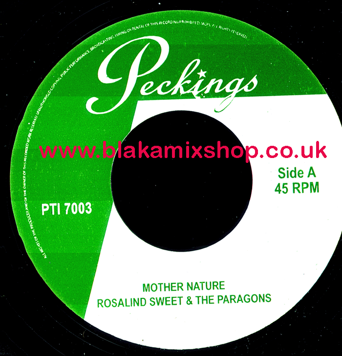 7" Mother Nature/Version ROSALIND SWEET & THE PARAGONS