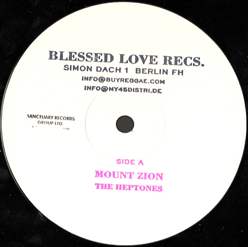 12" Mount Zion/Through The Fire I Come- HEPTONES