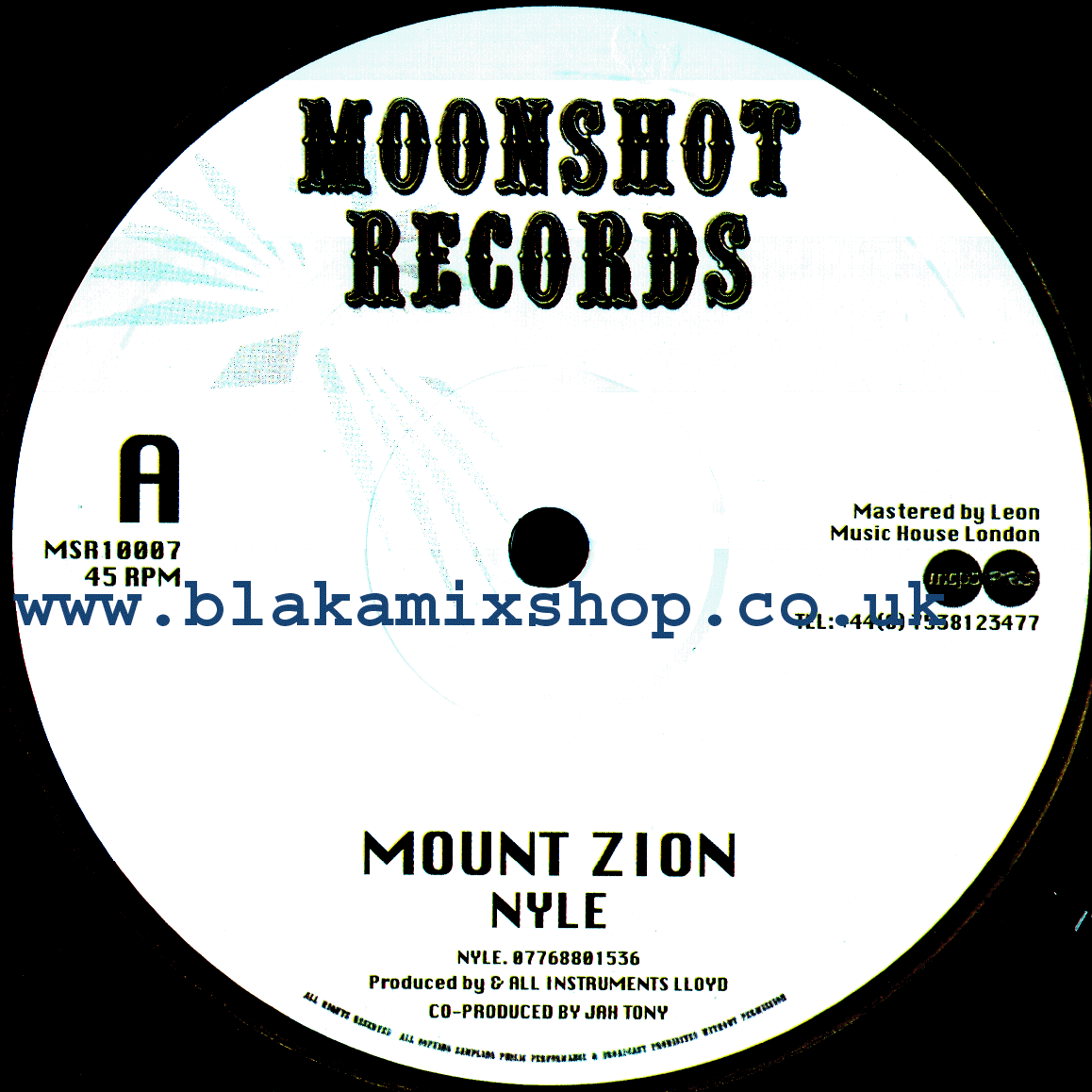 10" Mount Zion/Babaroots- NYLE
