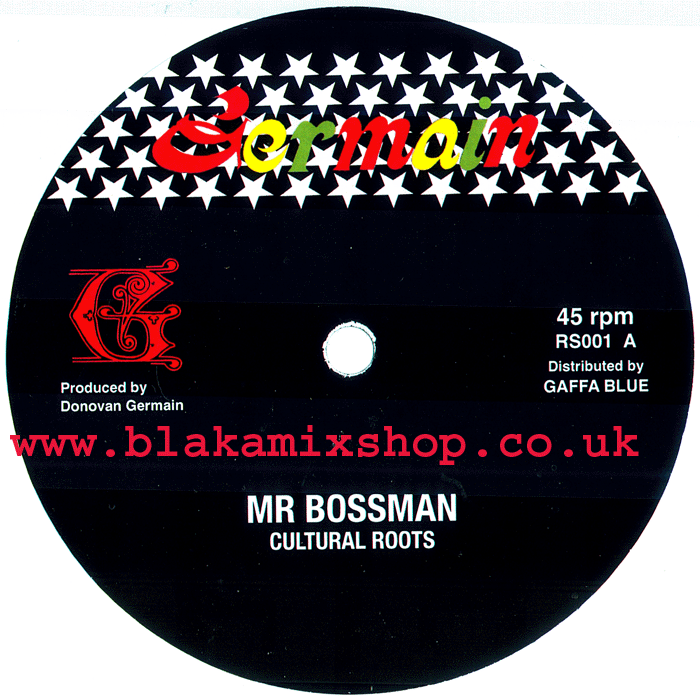 12" Mr Bossman/Keep On Walking/As The World- CULTURAL ROOTS