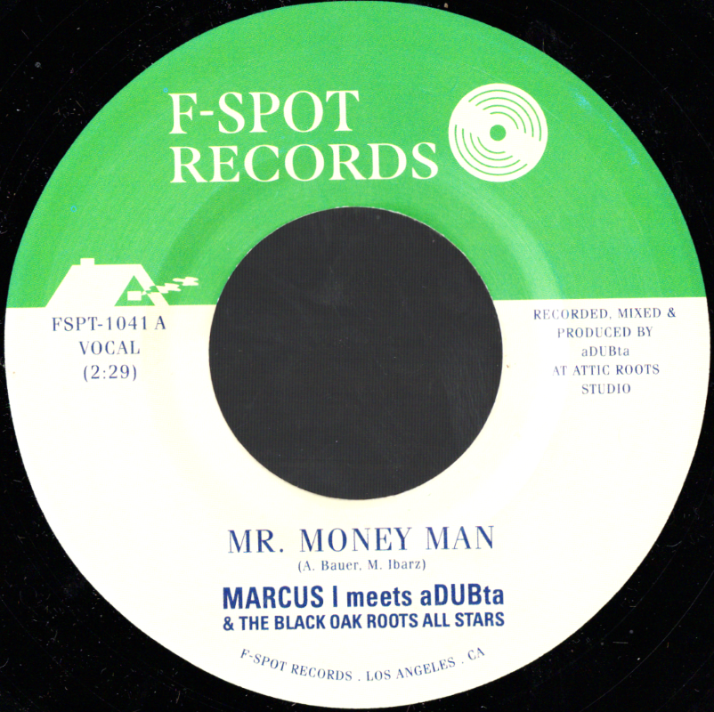 7" Mr Money Man/Version- MARCUS I meets ADUBTA