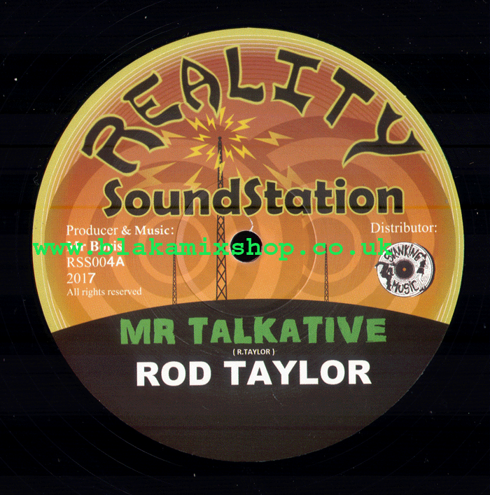 12" Mr Talkative/Talkative Dub ROD TAYLOR