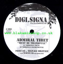 12" Must Be Thankfull [4Mixes] ADMIRAL TIBBET