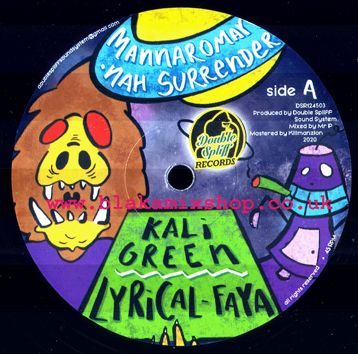 12" Nah Surrender/Lyrical Faya MANNARO MAN/KALI GREEN