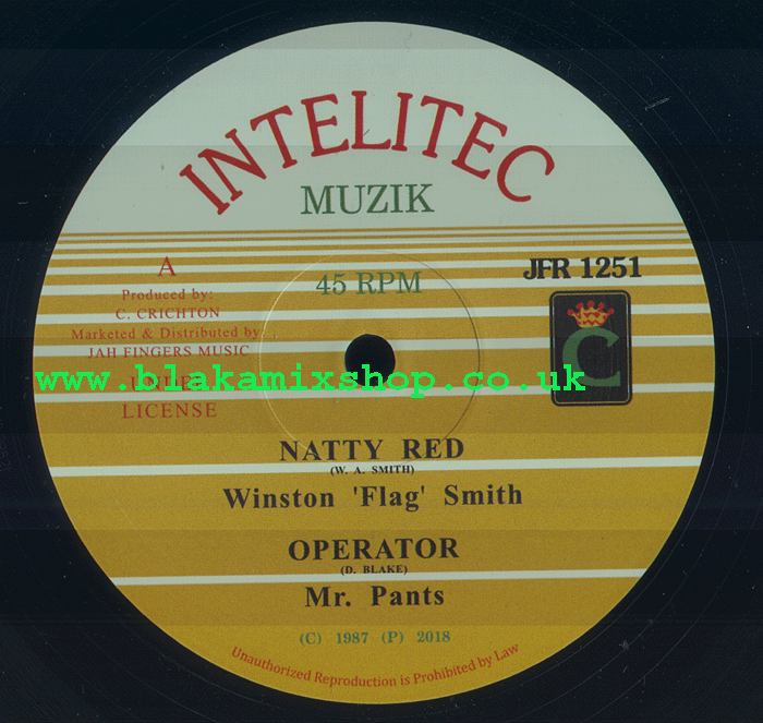 12" Natty Red/Operator/Version  WINSTON 'FLAG' SMITH/MR. PANTS