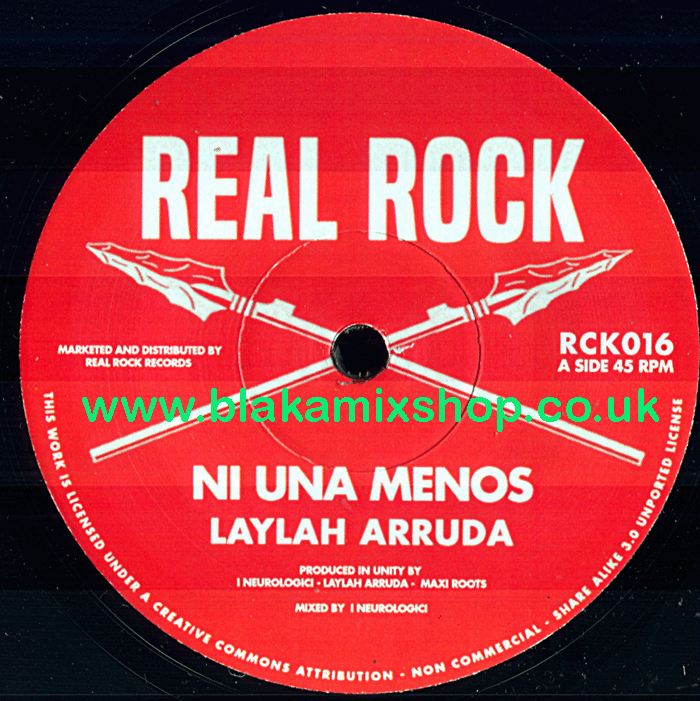 7" Ni Una Menos/Dub LAYLAH ARRUDA