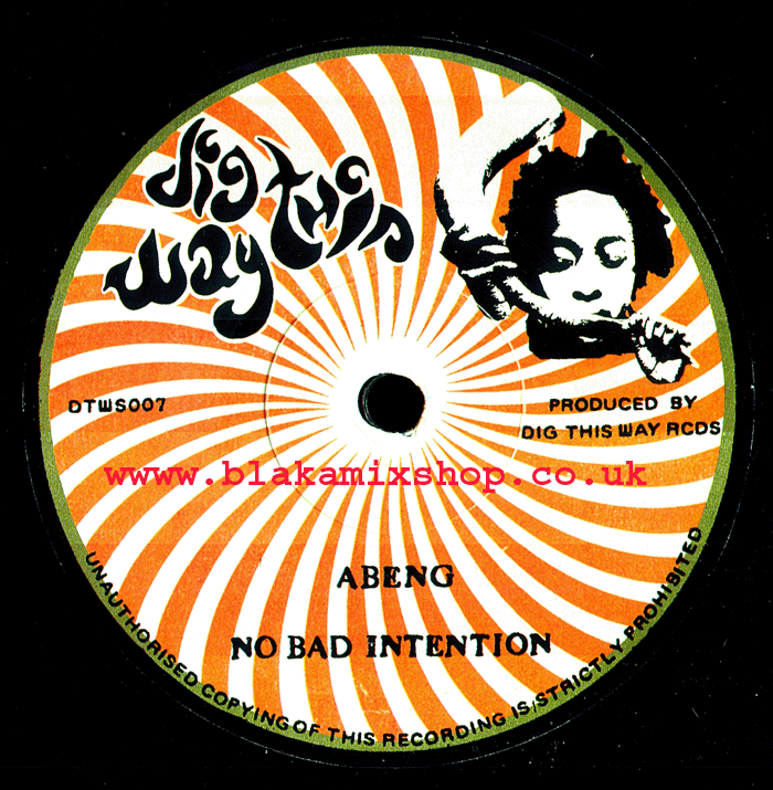 7" No Bad Intention/Dub ABENG