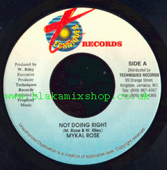 7" Not Doing Right/Version MYKAL ROSE