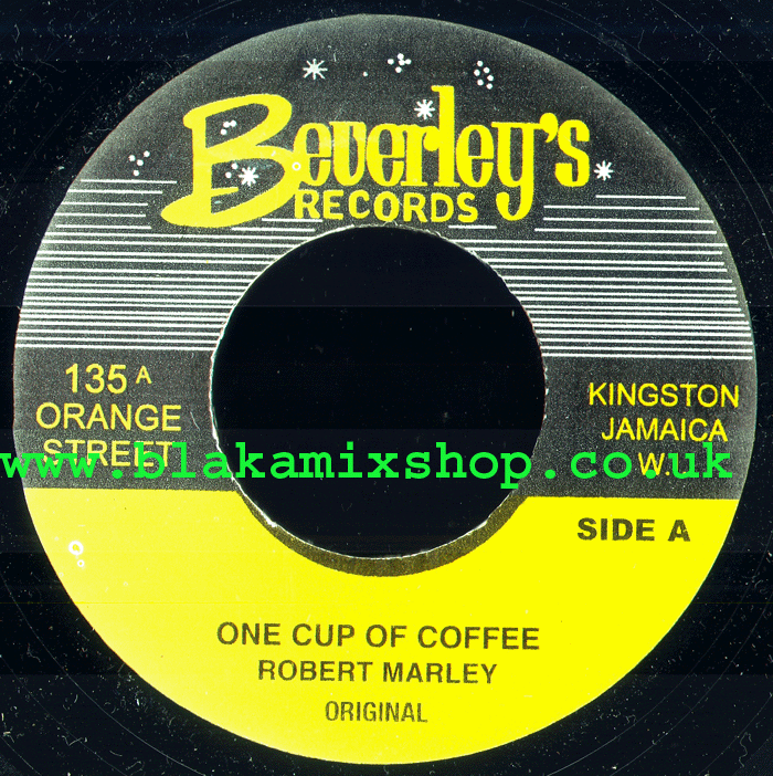 7" One Cup Of coffee/Snow Boy- ROBERT MARLEY//TOMMY McCOOK & THE