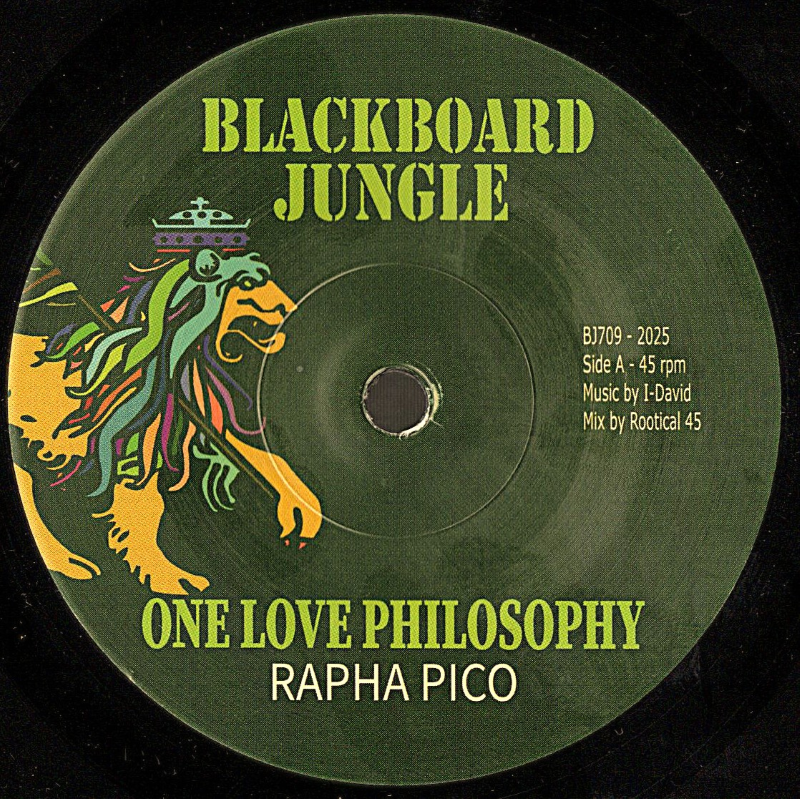 7" One Love Philosophy/Dub Philosophy- RAPHA PICO/I-DAVID