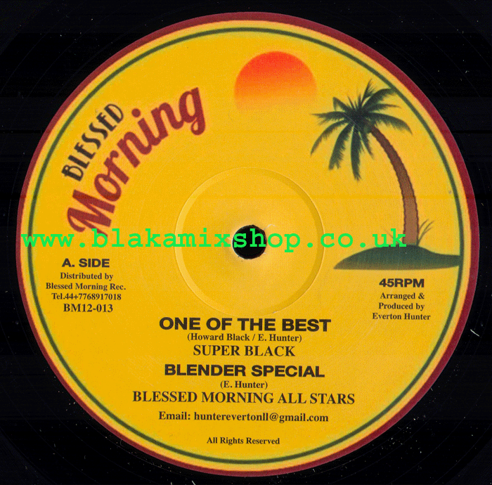 12" One Of The Best/Serious Time SUPER BLACK/AJDON HEIGHTS