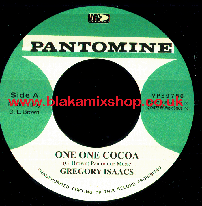 7" One One Cocoa/Take A Step GREGORY ISAACS/GLEN BROWN