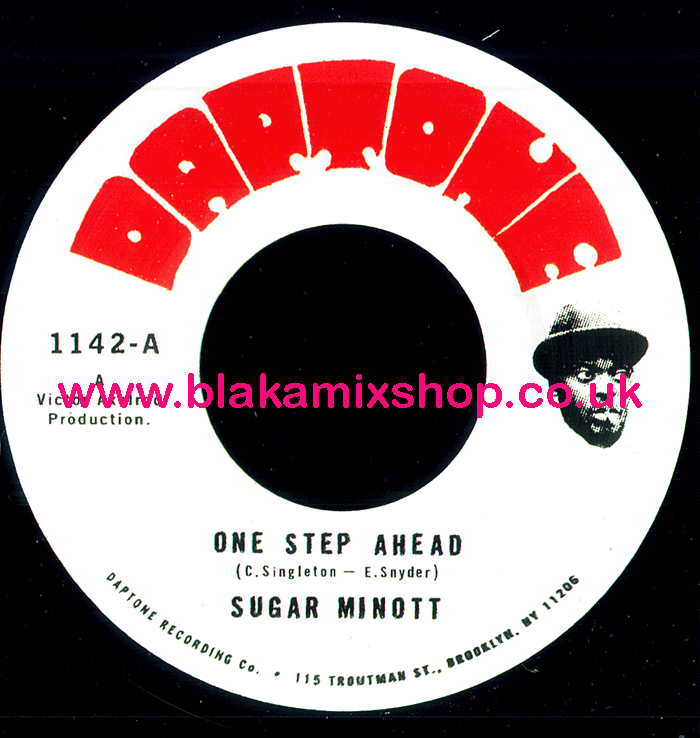 7" One Step Ahead/Instrumental SUGAR MINOTT/THE INVERSIONS