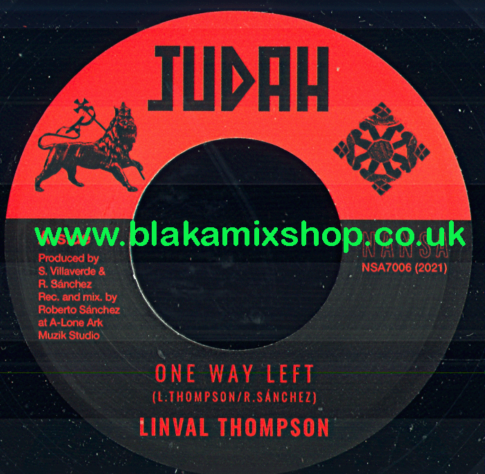 7" One Way Left/One Way Dub LINVAL THOMPSON