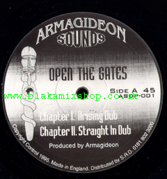 10" Open The Gates [4 Mixes] ARMAGIDEON SOUNDS