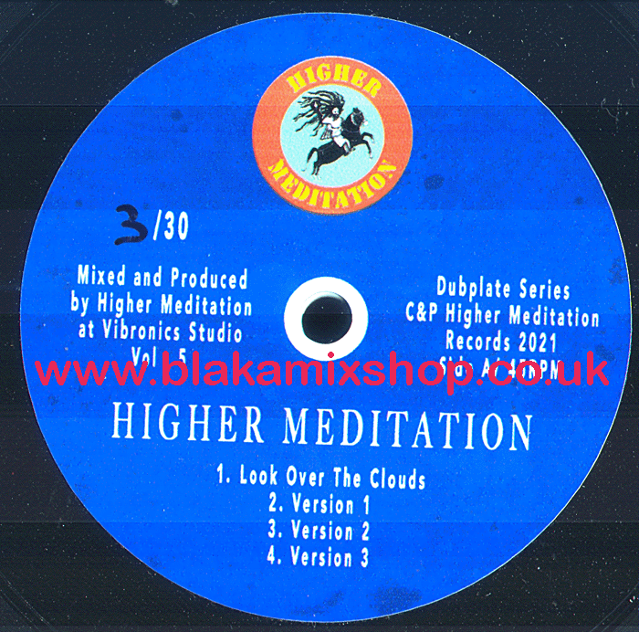 10" Look Over The Clouds [4 Mixes] HIGHER MEDITATION