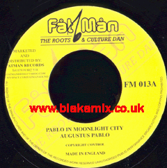 7" Pablo In Moonlight City/Dub AUGUSTUS PABLO
