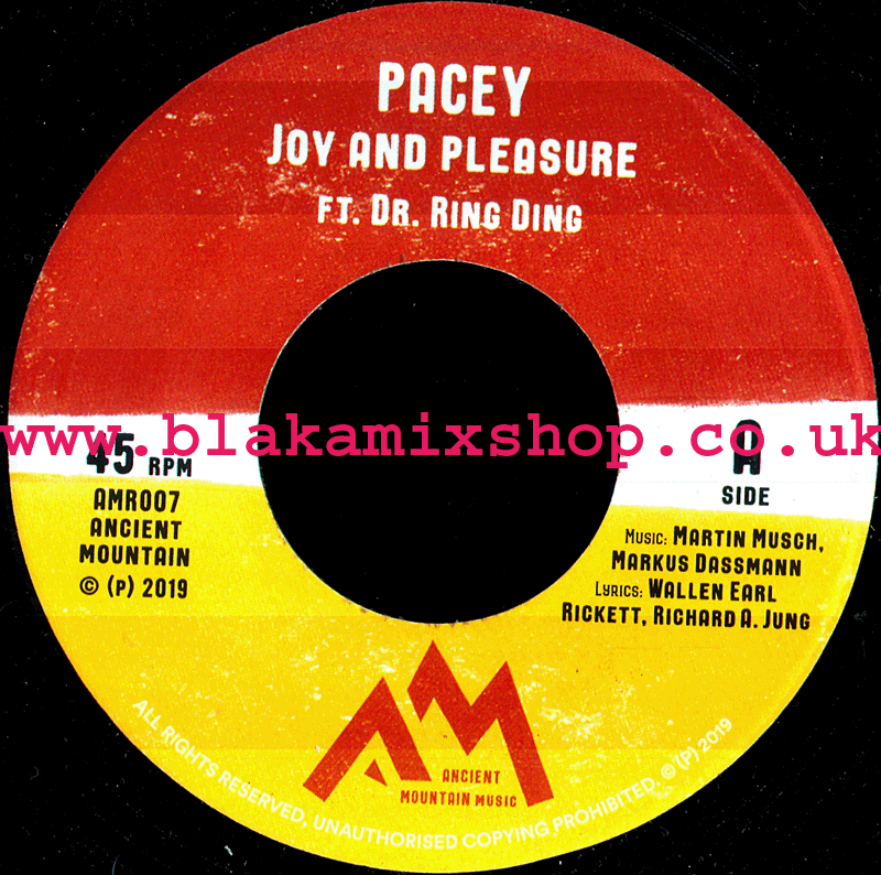 7" Joy And Pleasure/Dub PACEY