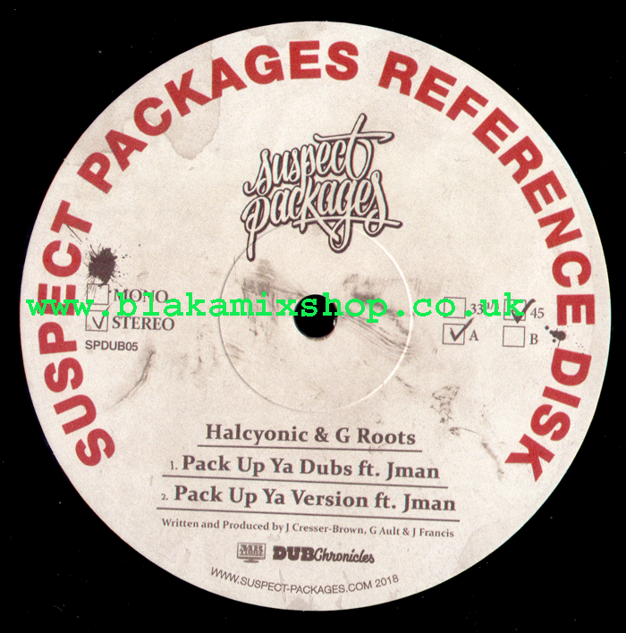 12" Pack Up Ya Dubs/Rough Cut HALCYONIC & G ROOTS