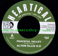 7" Peaceful Valley/El Ministerio Del Dub ALTON ELLIS/BDF & DUB