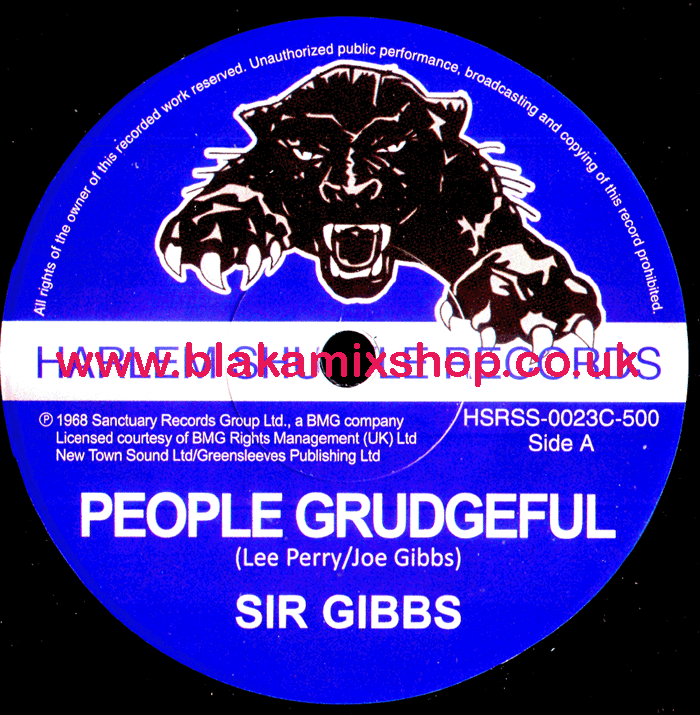 7" People Grudgeful/Pan Ya Machete SIR GIBBS