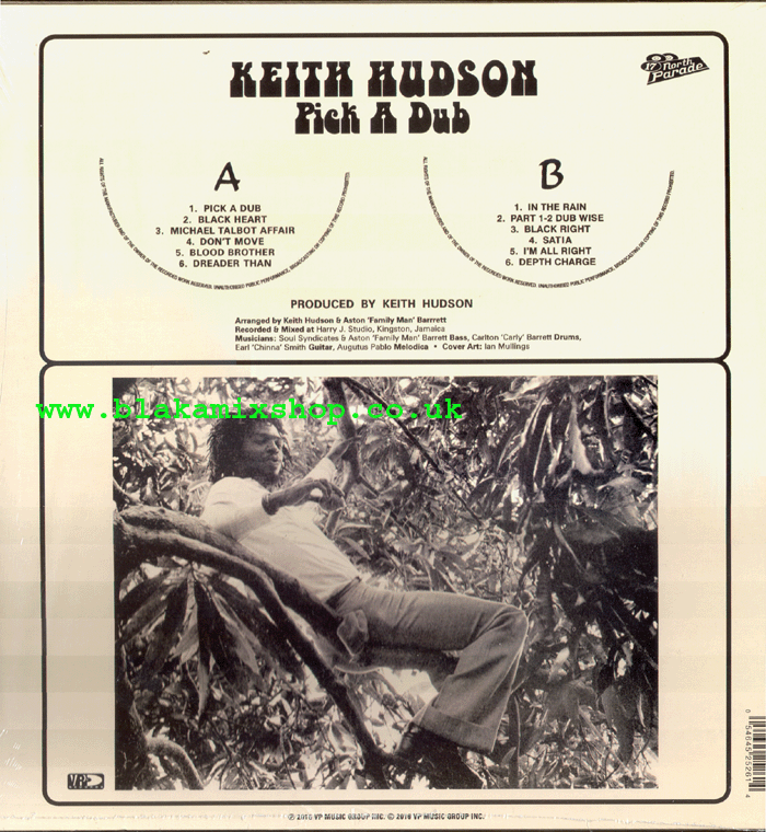 2XLP Pick A Dub KEITH HUDSON