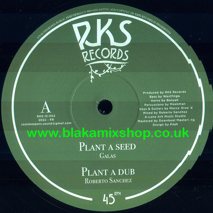 12" Plant A Seed [4 Mixes] GALAS/ROBERTO SANCHEZ/BENYAH