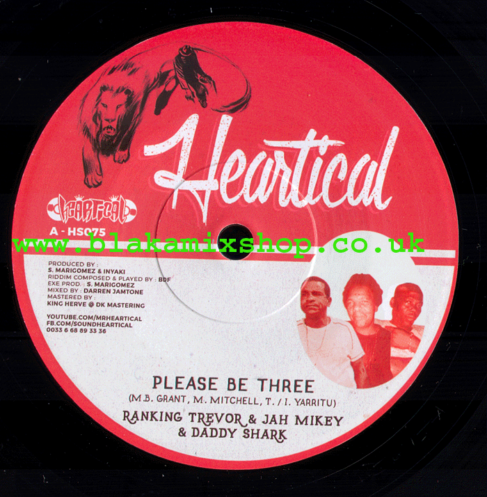 7" Please Be Three/Inna Di Ghetto-RANKING TREVOR/JAH MIKEY & DAD