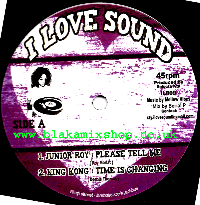 12" Please Tell Me/Time Is Changing- JUNIOR ROY/KING KONG/CLAIRE
