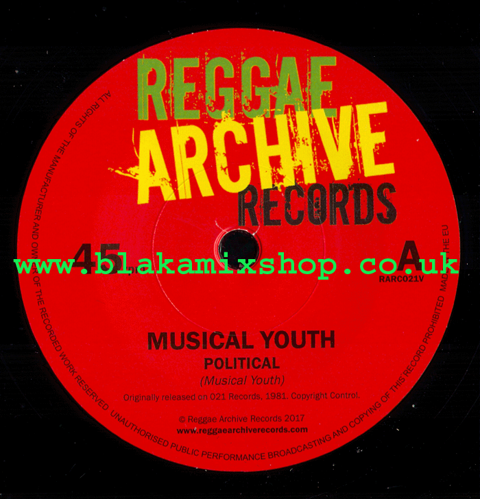 7" Political/Generals- MUSICAL YOUTH