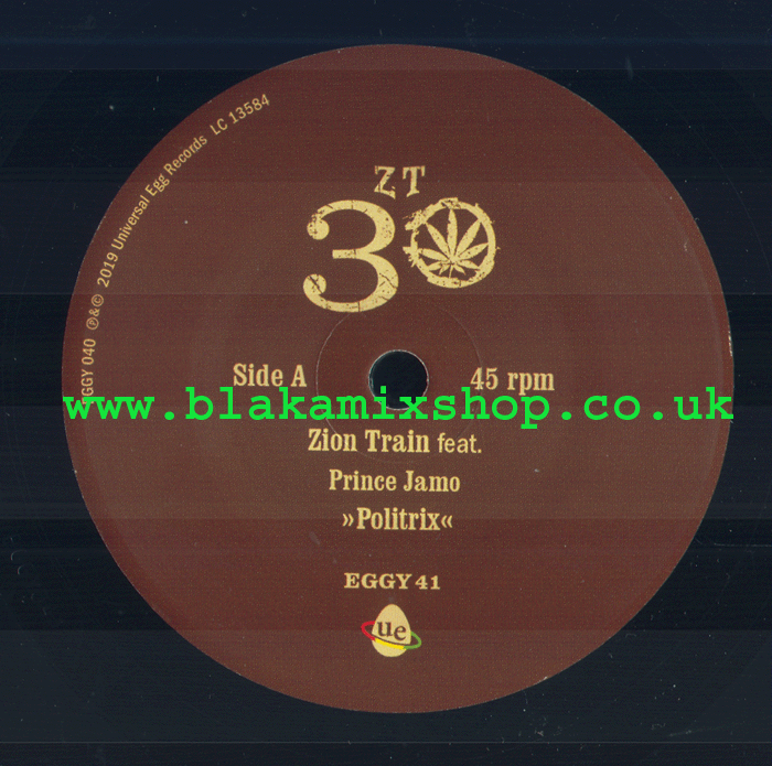 7" Politrix/Dub ZION TRAIN feat. PRINCE JAMO