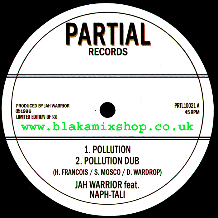 10" Pollution/Pollution Dub Pt.2 JAH WARRIOR ft. NAPH-TALI