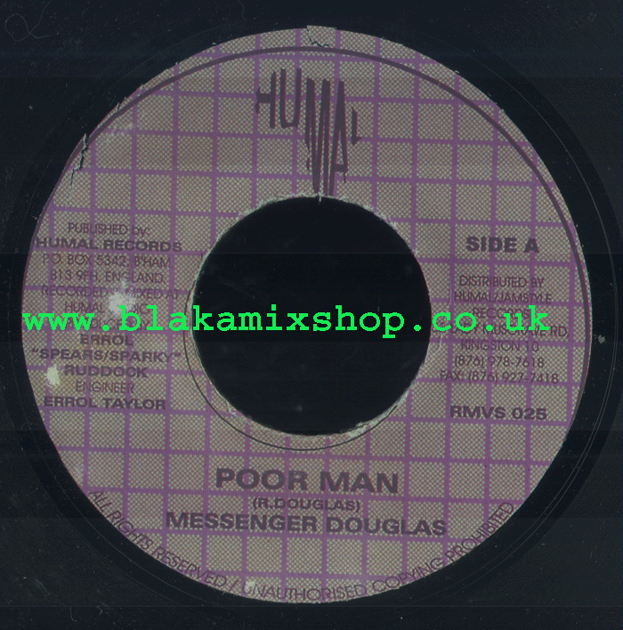 7" Poor Man/Version MESSENGER DOUGLAS