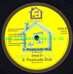 10" Postcode War/The Half That's Never Been Told- DEZZI D./ROBER