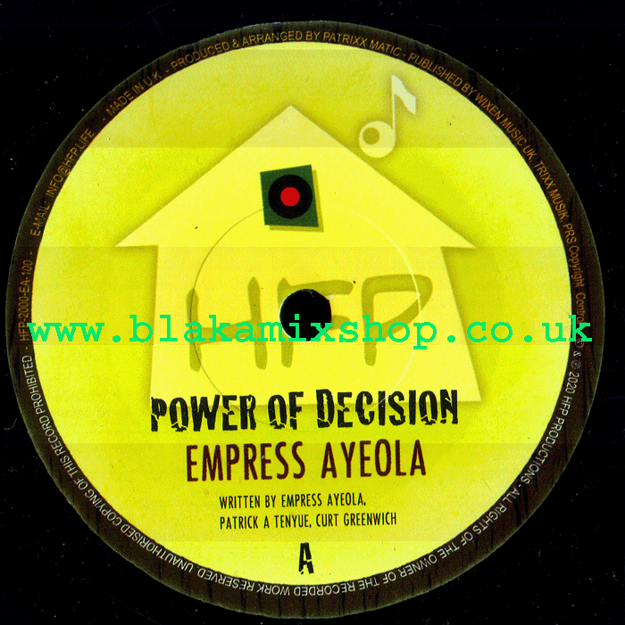 7" Power Of Decision/Power Of Dub EMPRESS AYEOLA