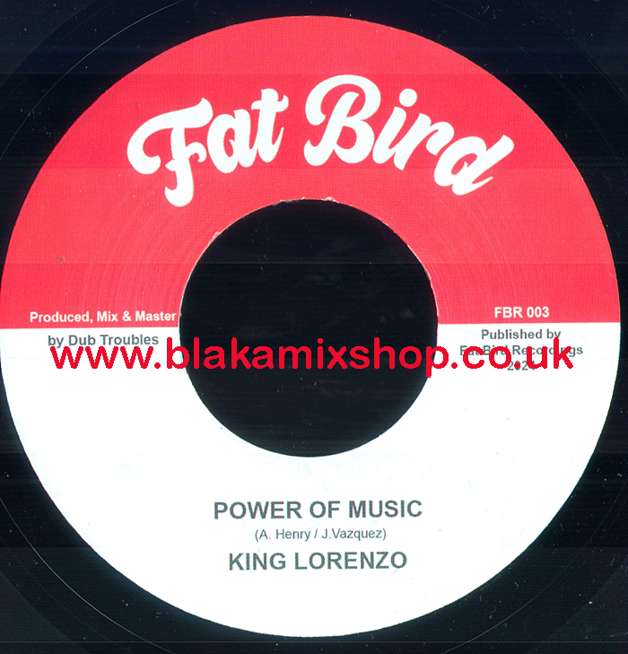 7" Power Of Music/Dub KING LORENZO