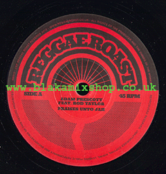 7" Praises Onto Jah/Dub - ADAM PRESCOTT ft.ROD TAYLOR