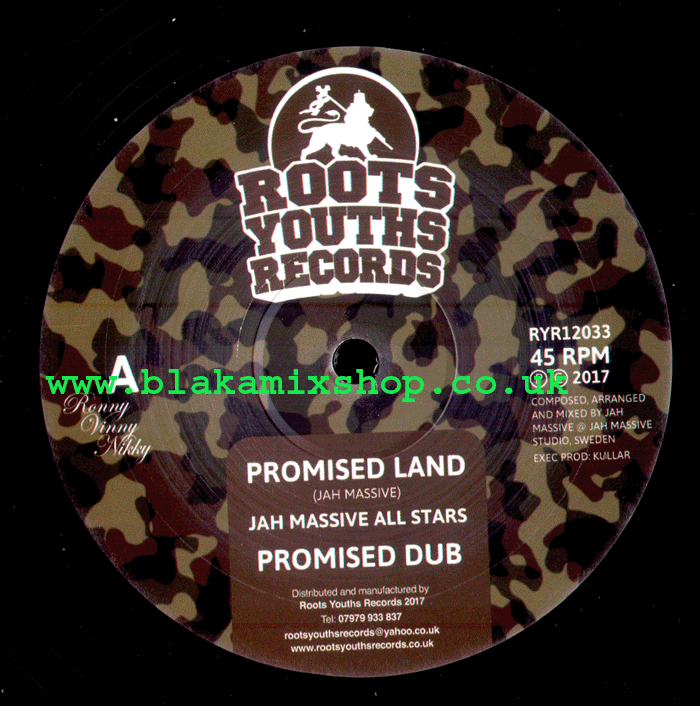 12" Promised Land/Return To Jah- JAH MASSIVE ALL STARS