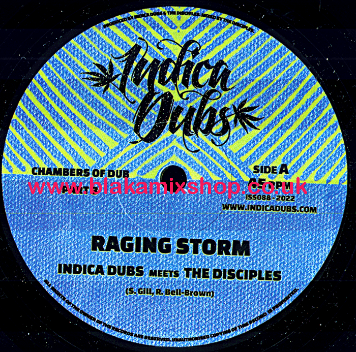 10" Raging Storm/8 Chambers INDICA DUBS meets THE DISCIPLES