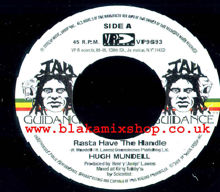 7" Rasta Have The Handle/Dangerous Match Two HUGH MUNDELL/ROOT