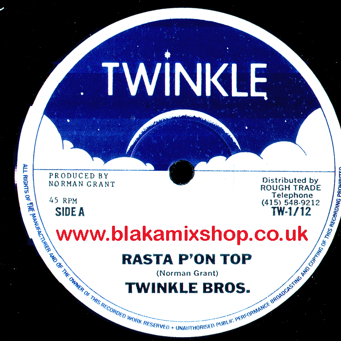 12" Rasta Pon Top/It Gwine Dread'a TWINKLE BROTHERS