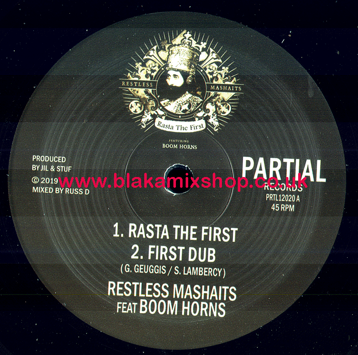 12" Rasta The First/Restless Mashaits RESTLESS MASHAITS ft. BO