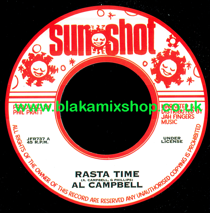 7" Rasta Time/Version AL CAMPBELL