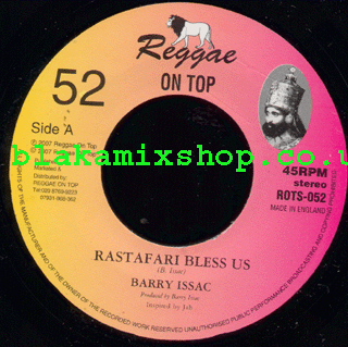 7" Rastafari Bless Us/Version BARRY ISSAC